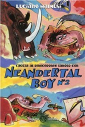 Copertina  A caccia del Rinoceronte Lanoso con Neandertal boy