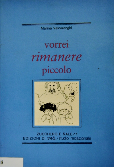 Copertina  Vorrei rimanere piccolo