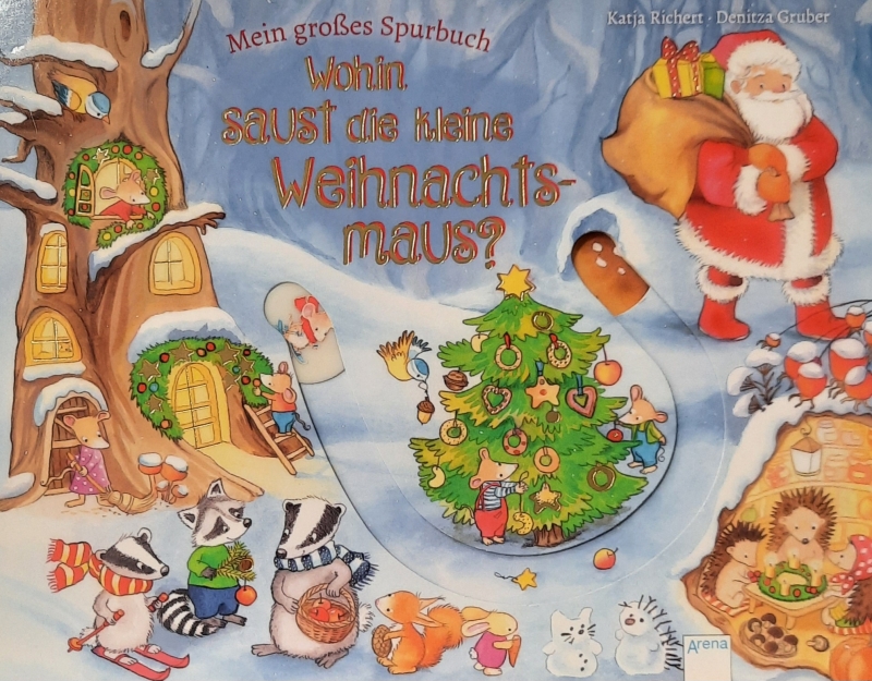 Copertina  Wohin saust die kleine Weihnachts-maus?