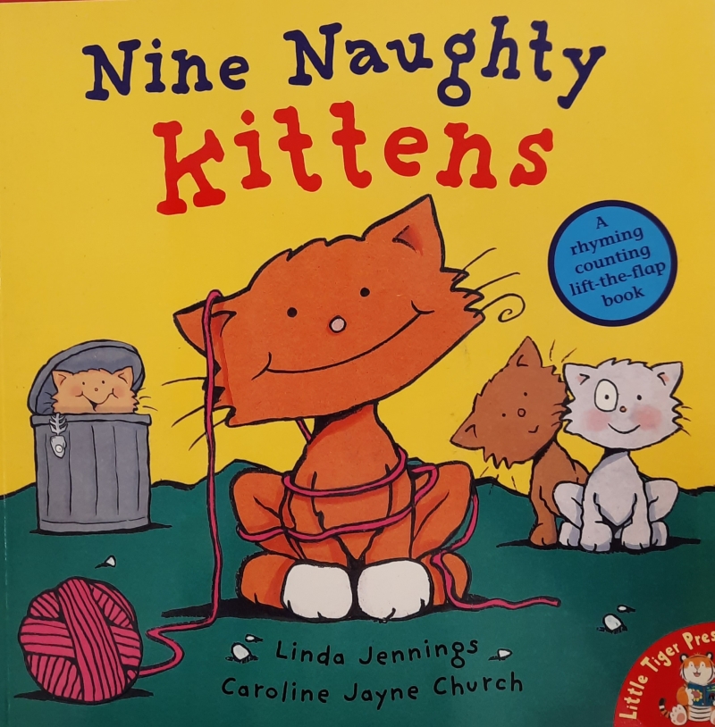 Copertina  Nine naughty kittens