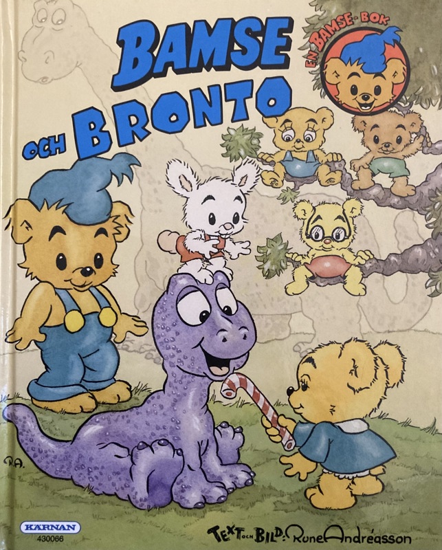 Copertina  Bamse och Bronto