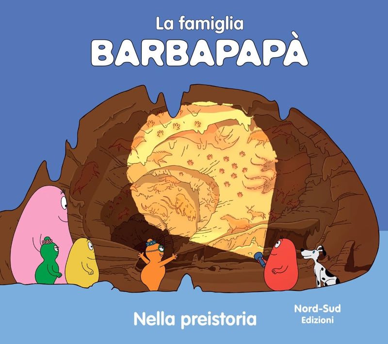 Copertina  Nella preistoria. La famiglia Barbapapà