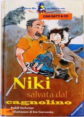 Copertina  Niki salvata dal cagnolino